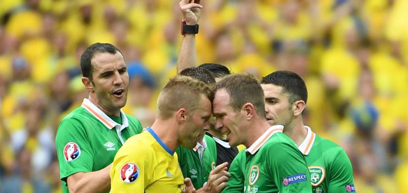 El Irlanda - Suecia fue un partido entretenido y con emoción.