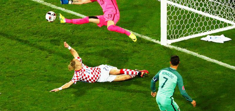 Ronaldo sólo hizo un disparo a portería. Fue en el tiempo extra y facilitó el gol definitivo portugués