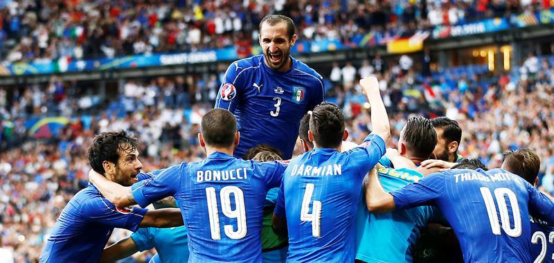 Italia frenó el camino de España en la Eurocopa 2016