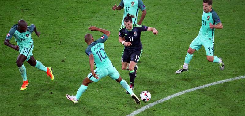 Portugal también supo neutralizar a Gareth Bale en un partido de rigor táctico