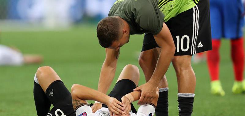 Mesut Özil y la escuadra teutona se despidió en semifinales de la oportunidad de concatenar Mundial y Eurocopa