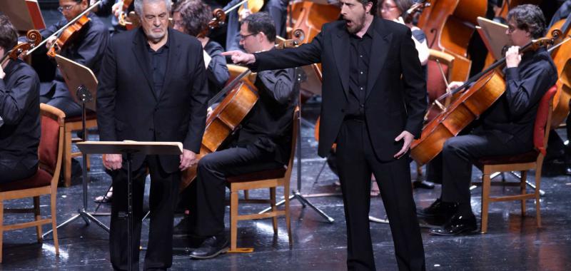 Plácido Domingo (Francesco Foscari) / Roberto Tagliavini  (Jacopo Loredano)  