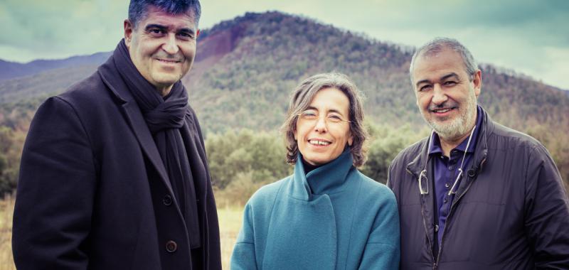 Rafael Aranda, Carme Pigem y Ramón Vilalta 