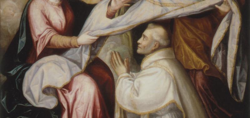 Imposición de la casulla a San Ildefonso. Juan Sánchez Cotán (1566-1627) 