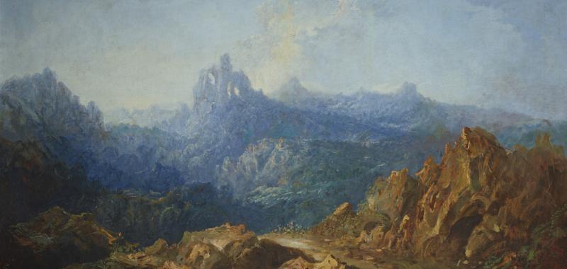 Paisaje romántico, Eugenio Lucas Velázquez (1817-1870) 