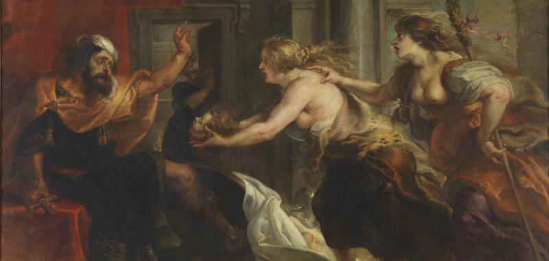 El Banquete de Tereo. Pedro Pablo Rubens. Óleo sobre lienzo.1636-1638