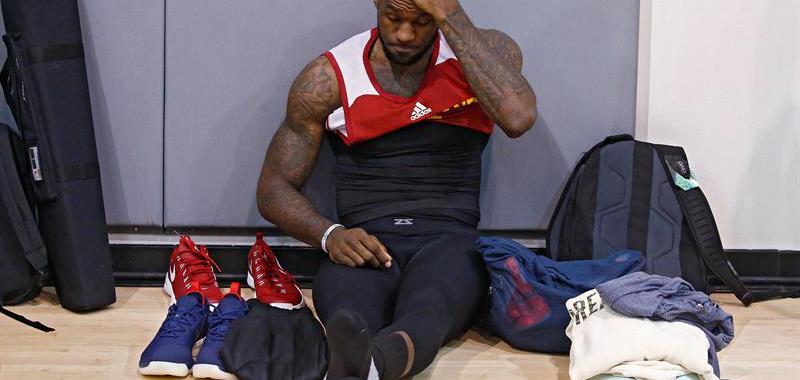 James hubo de reconstruir su mentalidad ante el inesperado fracaso como visitantes