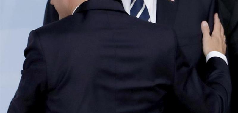 Emmanuel Macron y Donald Trump