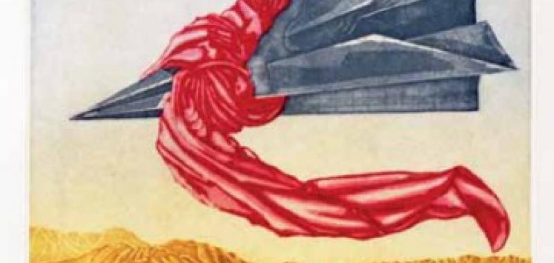 "Mundana liberación papírica", 1994. Grabado