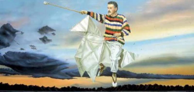 "Eolo cabalgadura papirofléxica", 1994.