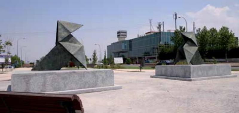 Monumento conmemorativo al hermanamiento entre San Sebastián de los Reyes y Baunatal, 2011.