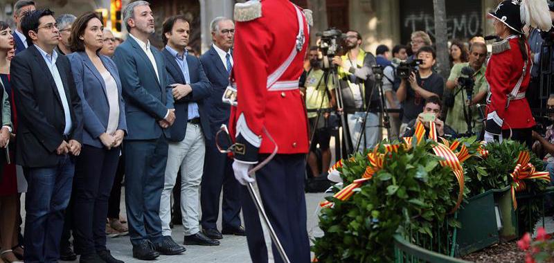 Ofrenda floral de la Diada 2017