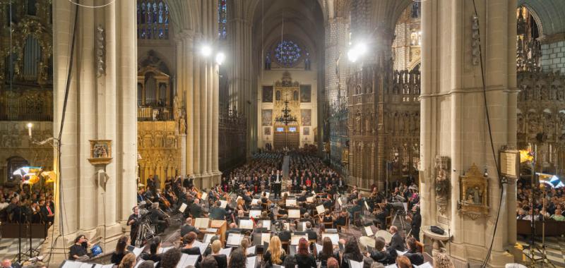 Coro y Orquesta Titulares del Teatro Real en la Catedral de Toledo