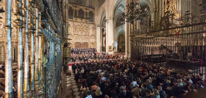 Coro y Orquesta Titulares del Teatro Real en la Catedral de Toledo