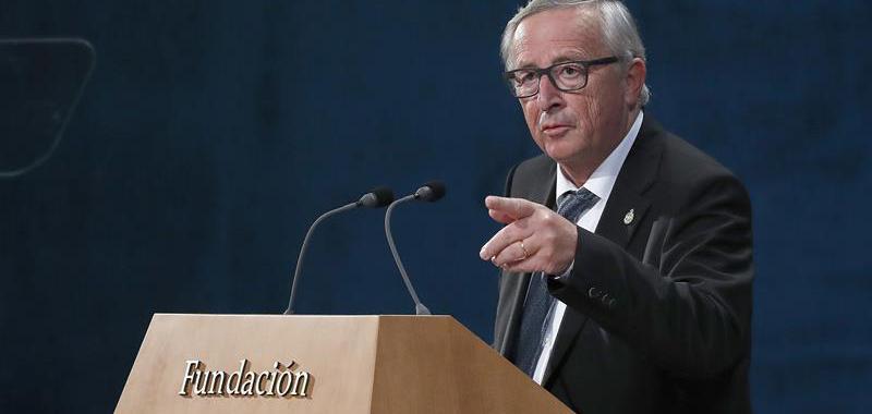  El presidente de la Comisión Europea, Jean Claude Juncker, Premio Princesa de Asturias de la Concordia: &amp;quot; He visto banderas españolas en las calles de Oviedo y es una visión hermosa&amp;quot;