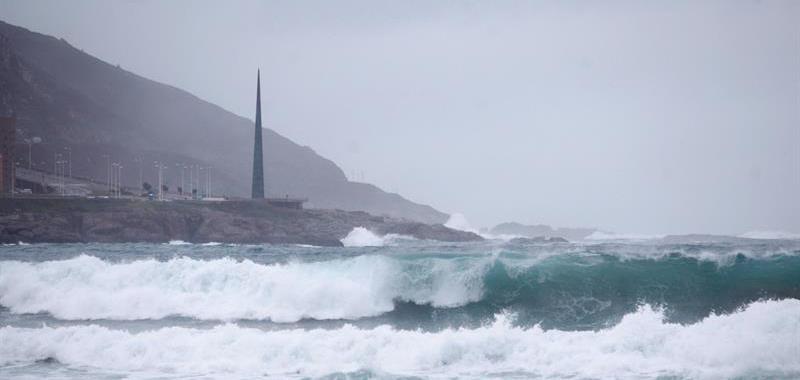 La costa de la ciudad de A Coruña.