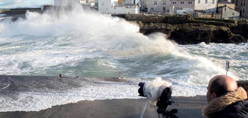 El puerto de Rinlo (Lugo).