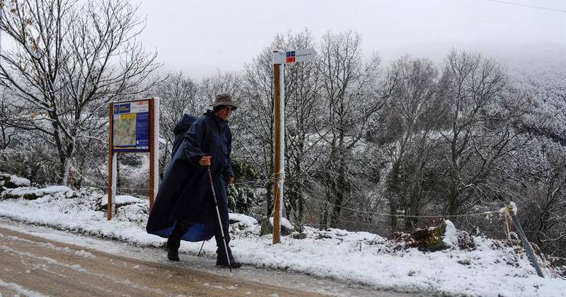 Intensas nevadas en abril