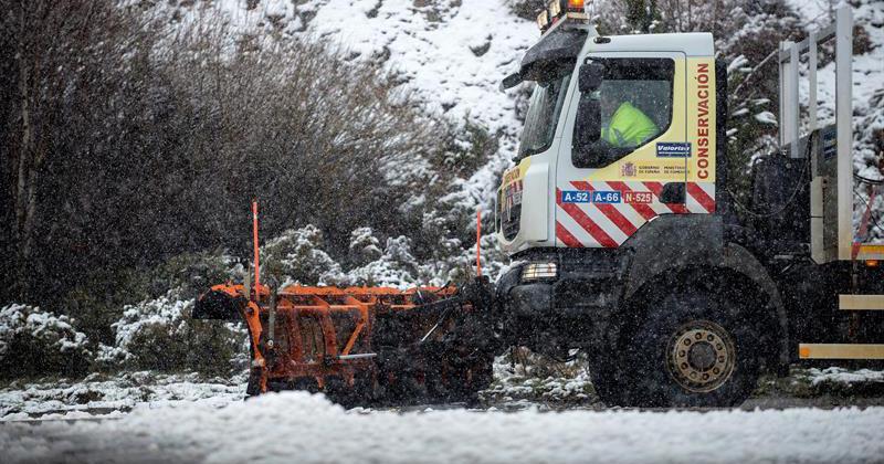 Intensas nevadas en abril