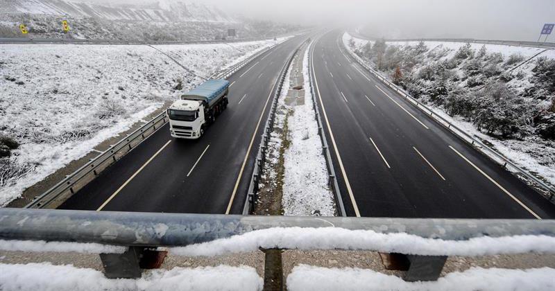 Intensas nevadas en abril