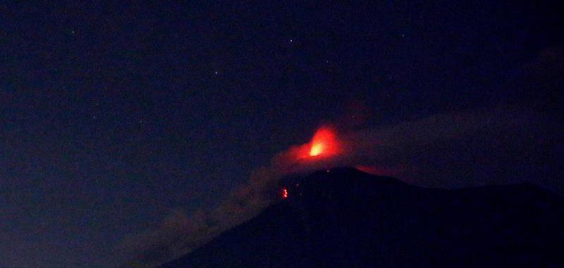 Erupción del volcán Fuego en Guatemala