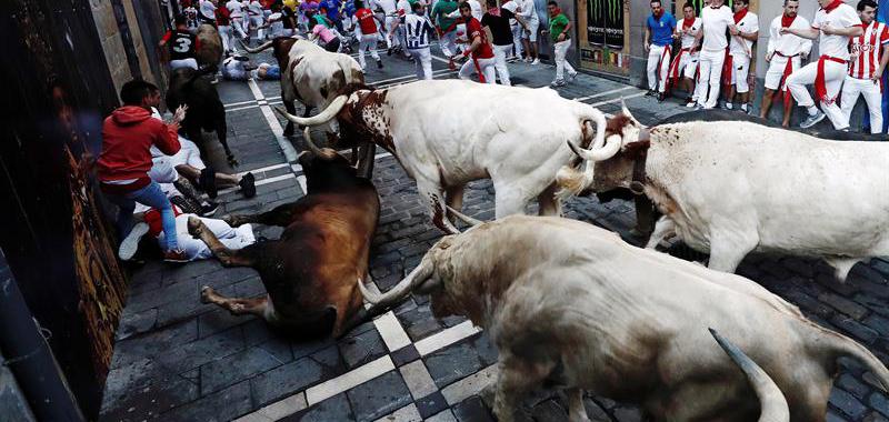 Encierro del 11 de julio de los Sanfermines 2018