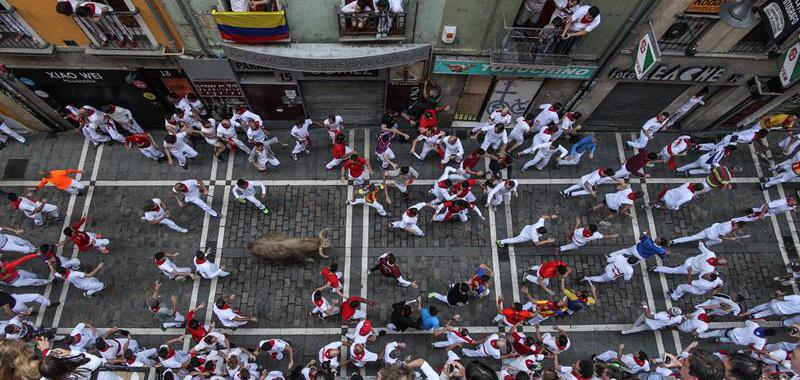 Encierro del 11 de julio de los Sanfermines 2018