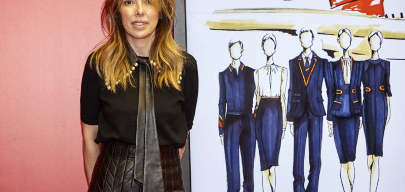 Teresa Helbig diseña los nuevos uniformes de Iberia