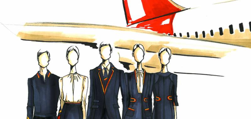 Teresa Helbig diseña los nuevos uniformes de Iberia