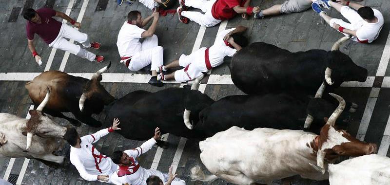 Sexto encierro de los Sanfermines 2018