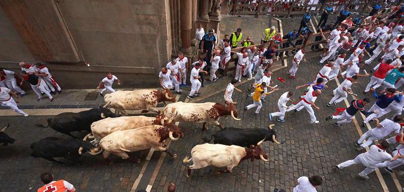 Sexto encierro de los Sanfermines 2018