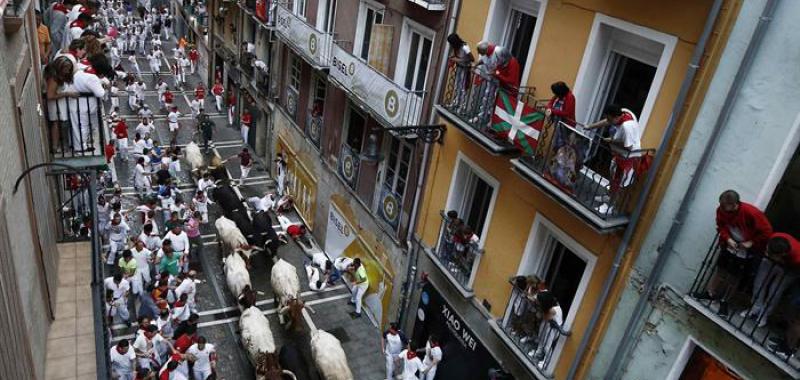 Sexto encierro de los Sanfermines 2018
