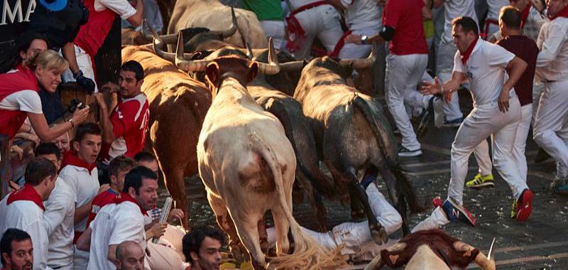 Último encierro de los Sanfermines 2018