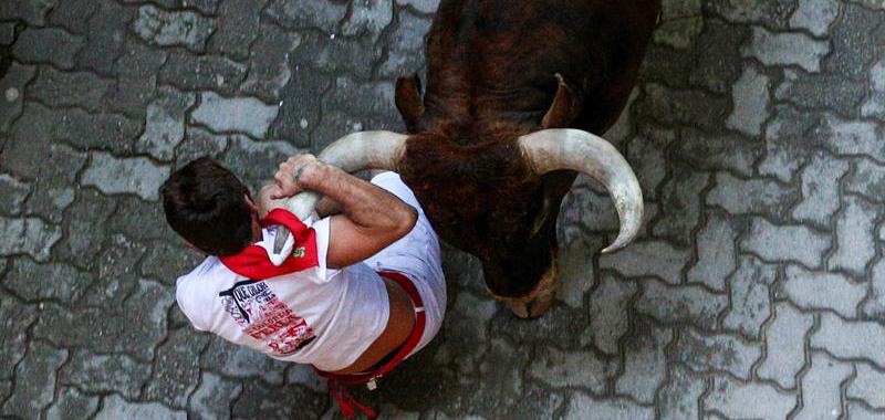 Último encierro de los Sanfermines 2018