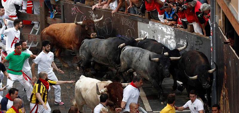 Último encierro de los Sanfermines 2018