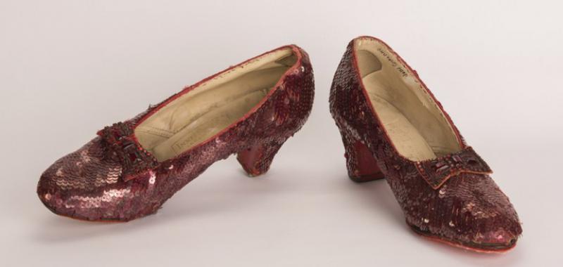 Los zapatos rojos de Dorothy en 'El Mago de Oz'