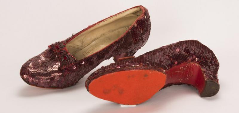 Los zapatos rojos de Dorothy en 'El Mago de Oz'