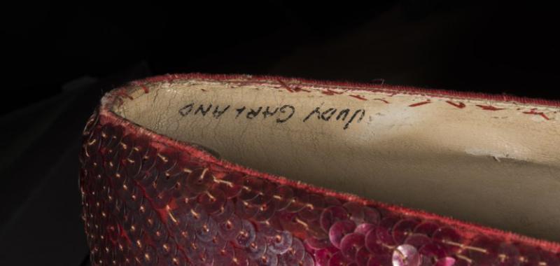 Los zapatos rojos de Dorothy en 'El Mago de Oz'