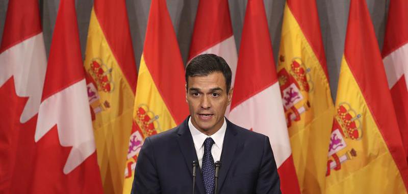 Sánchez visita Canadá