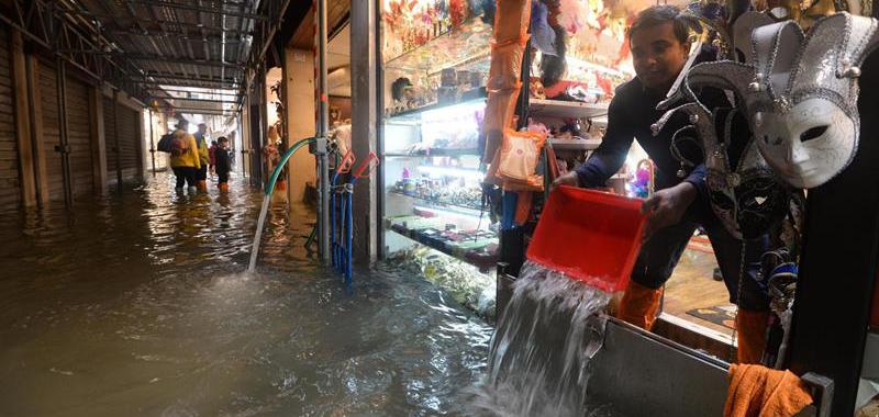 Acqua alta en Venecia