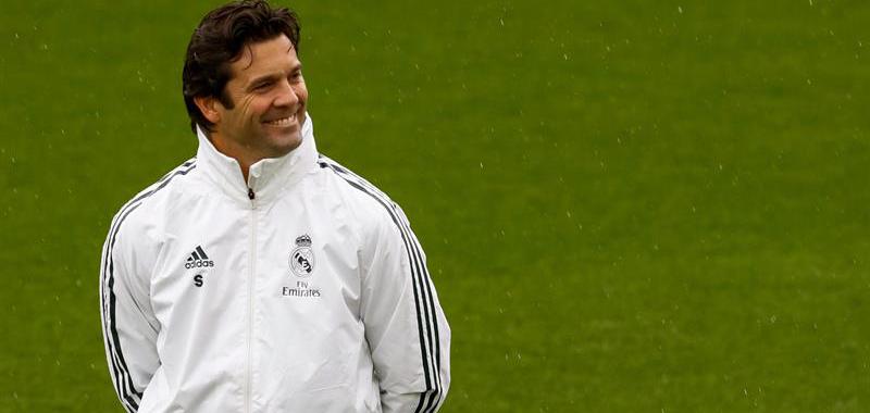 Primer entrenamiento de Solari en el Real Madrid