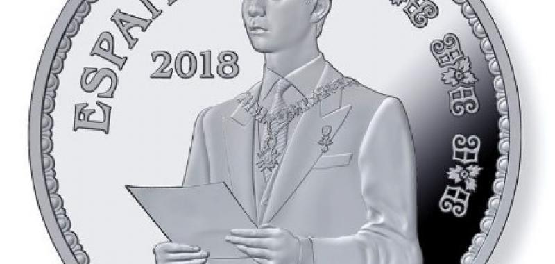 Monedas conmemorativas del 50 cumpleaños de Felipe VI