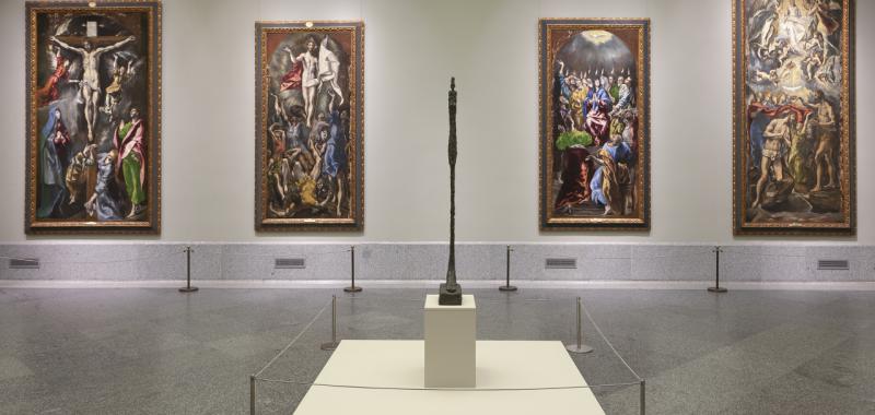 Alberto Giacometti en el Museo del Prado