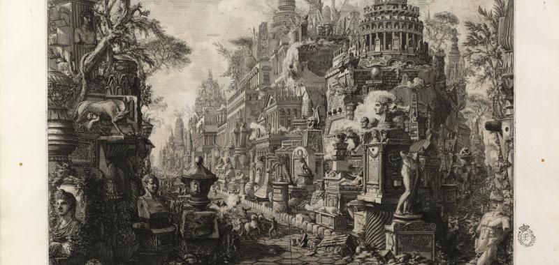 Exposición dedicada a Piranesi en la Biblioteca Nacional
