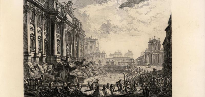 Exposición dedicada a Piranesi en la Biblioteca Nacional