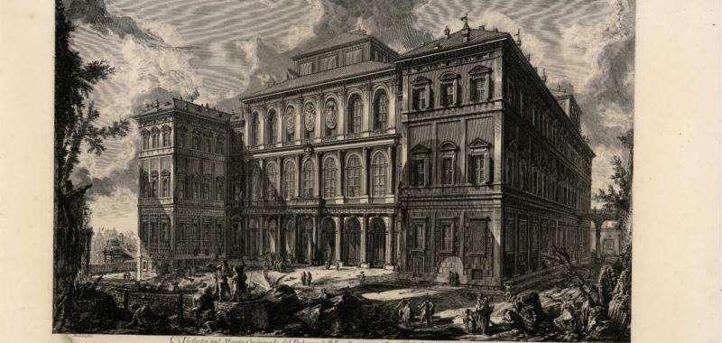 Exposición dedicada a  Piranesi en la Biblioteca Nacional