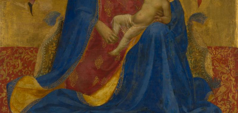 La Virgen y el Niño con cuatro ángeles, de Fra Angelico