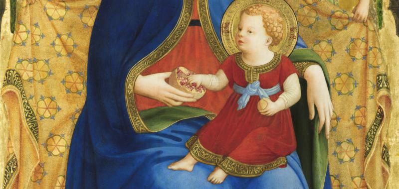 Dieciocho beatos dominicos. Tablas del retablo mayor de San Domenico en Fiésole, de Fra Angelico 