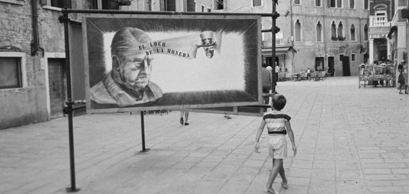 Durante el festival de Venecia, 1983