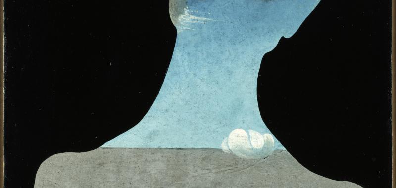 Hombre con la cabeza llena. c. 1936. de nubes